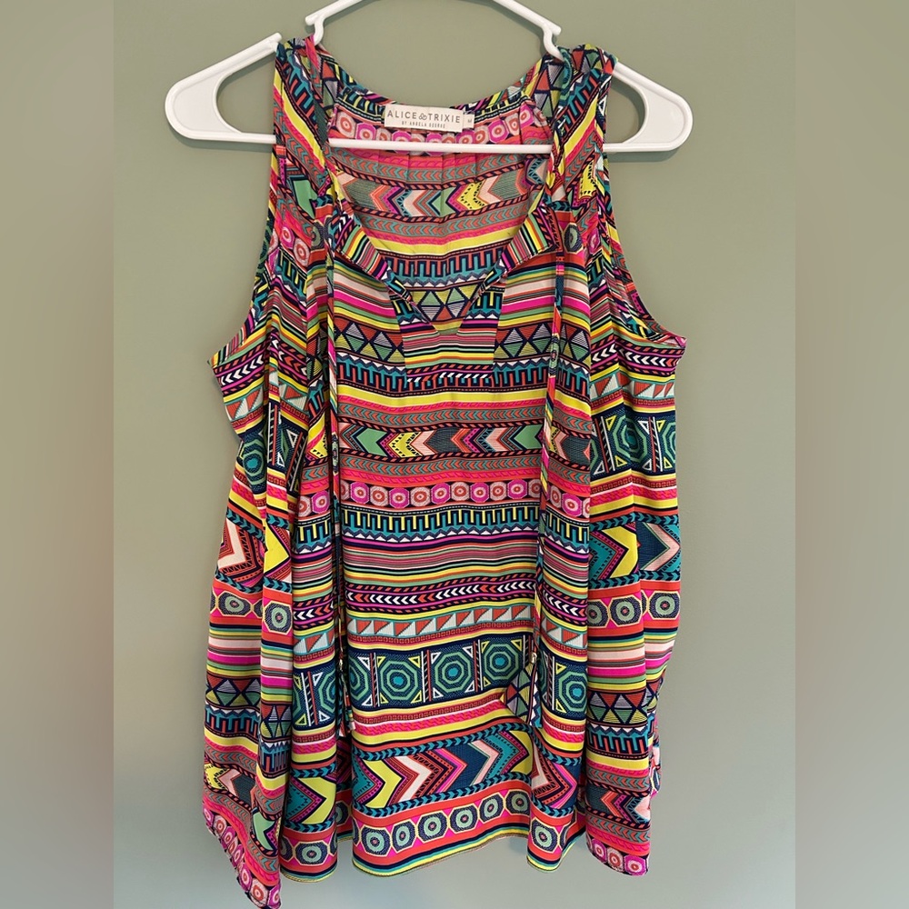Alice&trixie Pattern Sleeveless Top